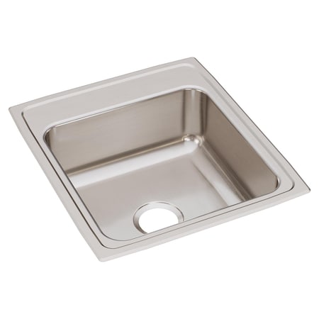 Elkay Gourmet Stainless Steel 19-1/2 X 22 X 7-5/8 Single Bowl Top Mount Sink LRQ20220